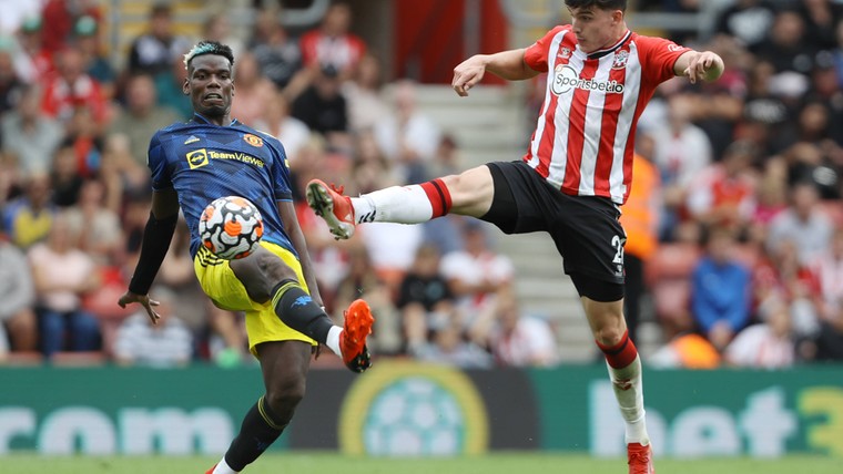 Southampton houdt United op gelijkspel ondanks superaangever Pogba