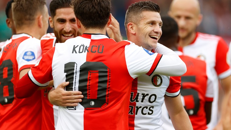 Uitblinker Linssen leidt Feyenoord langs promovendus Go Ahead Eagles