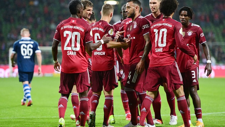 Dubbele cijfers voor Bayern München in bekertoernooi