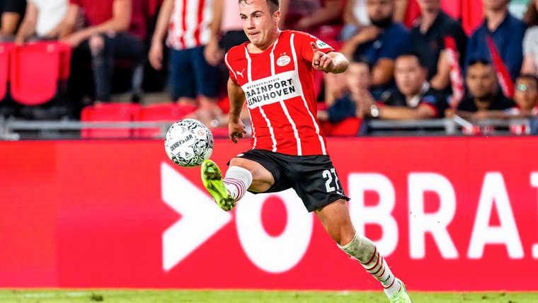 Mario Götze, domweg gelukkig bij PSV: 'De spirit in het team is nu beter'
