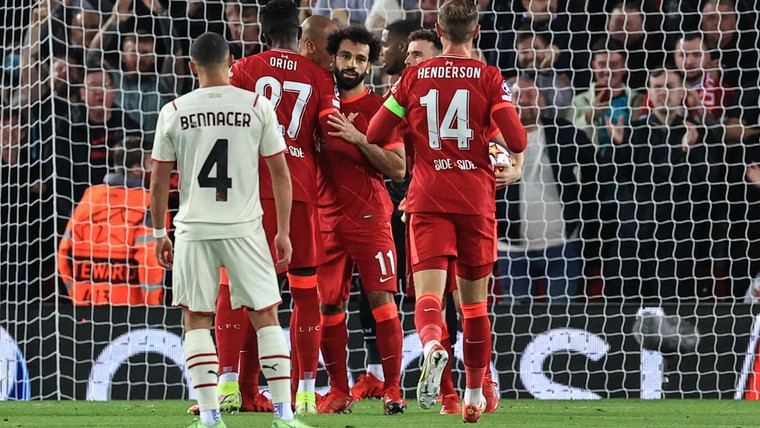 Liverpool trekt bij spectaculair weerzien met AC Milan opnieuw aan langste eind