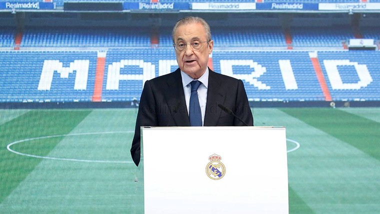 Real Madrid-voorzitter blikt alvast vooruit op uitgestelde komst Mbappé