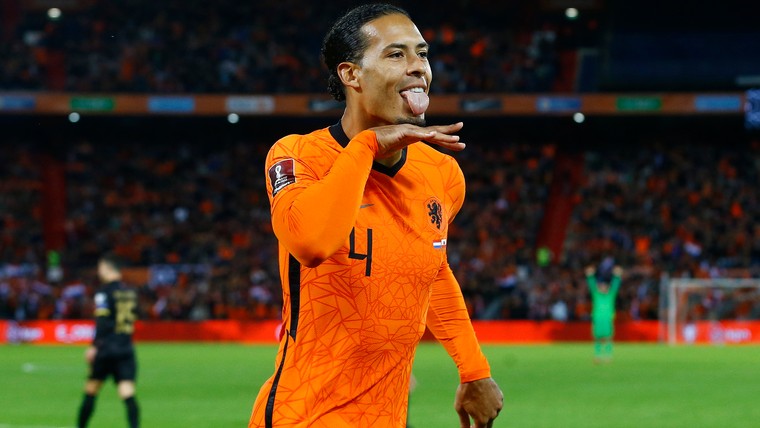 Na 935 dagen weer een Oranje-goal voor Van Dijk: 'Ik aasde erop'