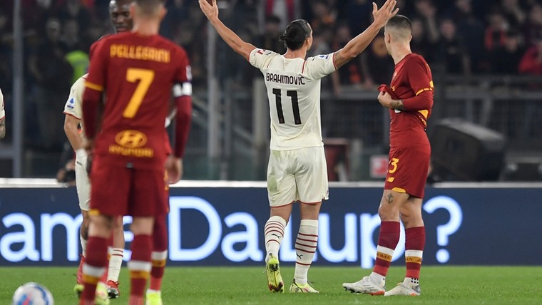 Zlatan houdt Milan met jubileumgoal op titelkoers