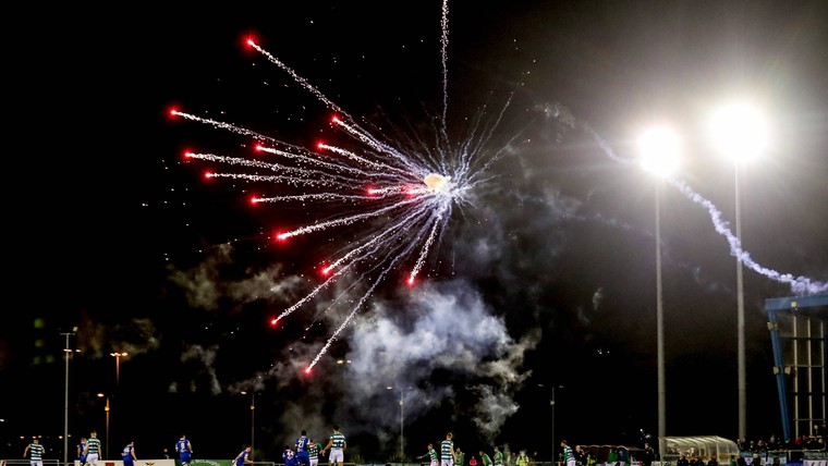 Shamrock Rovers grijpt in na bizar vuurwerkincident in Ierland