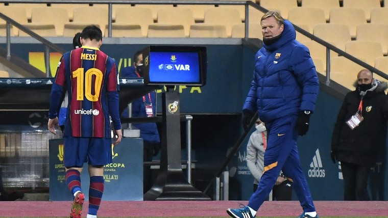 Messi neemt het op voor Koeman: 'Hij is oneerlijk behandeld'