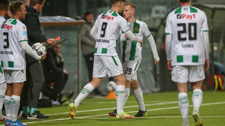 Strand Larsen laat FC Groningen ontsnappen in verlenging tegen Excelsior