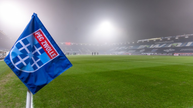 Door corona geplaagd PEC Zwolle vangt bot bij KNVB