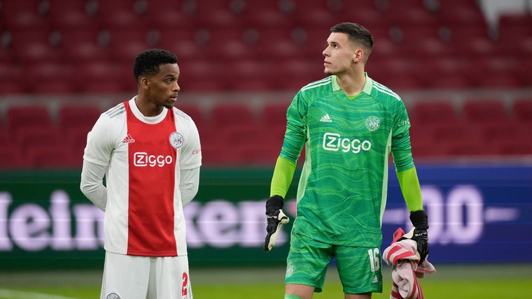 Gorter glundert na debuut: 'Zou graag meer wedstrijden in Ajax 1 willen spelen'