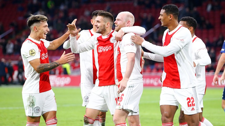 Ajax noteert zeldzaam sterke tussenbalans