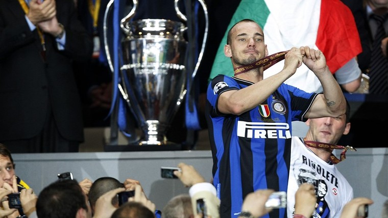 Internazionale neemt Sneijder op in Hall of Fame