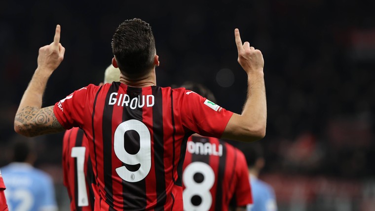 Bomber Giroud rekent af met Milan-vloek