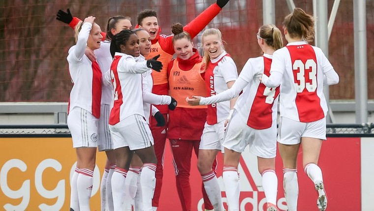 Ajax Vrouwen pakt koppositie dankzij tweede zege in een week