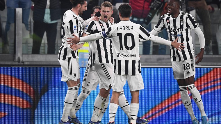 Schitterende kopgoal De Ligt spaarzaam hoogtepunt voor Juventus