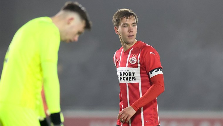 Aanvoerder Jong PSV blijft hopen op doorbraak in het eerste elftal