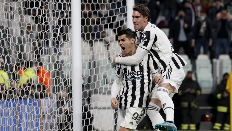 Juventus houdt dankzij Morata aansluiting bij Italiaanse top