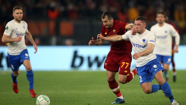Vitesse krijgt late oplawaai van AS Roma en is klaar in Europa