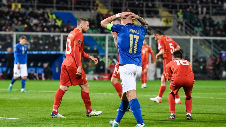 Megastunt Noord-Macedonië: Europees kampioen Italië niet naar het WK