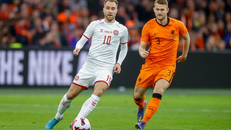 Oranje-internationals genieten van Eriksen: 'Kippenvel, een prachtig moment'