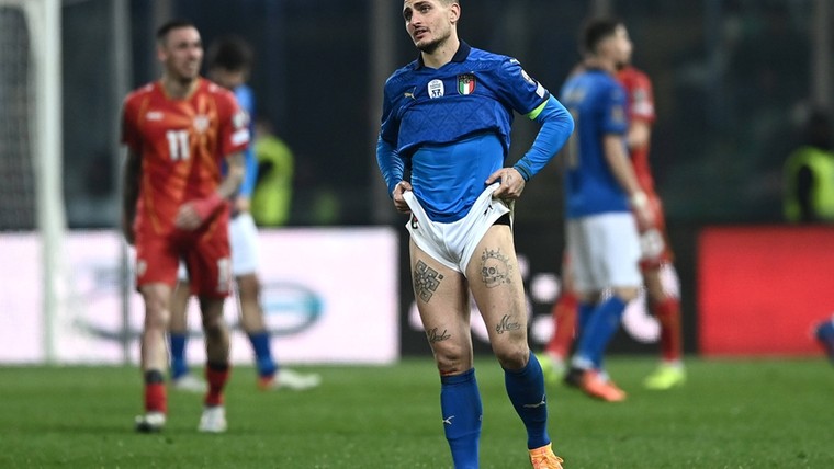 Italië maakt zich te schande: enorme bende in kleedkamer na WK-echec