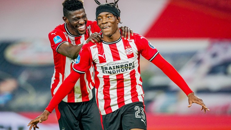 Premier League-belangstelling voor PSV-duo Madueke en Sangaré neemt toe