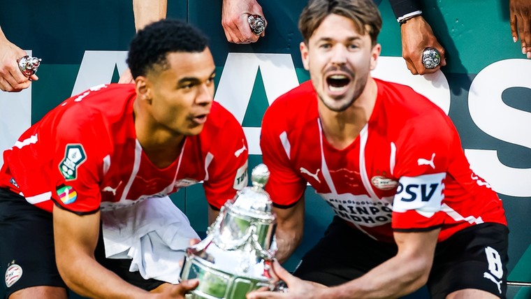 PSV heeft titel nog niet uit het hoofd gezet na emotionele bekerfinale