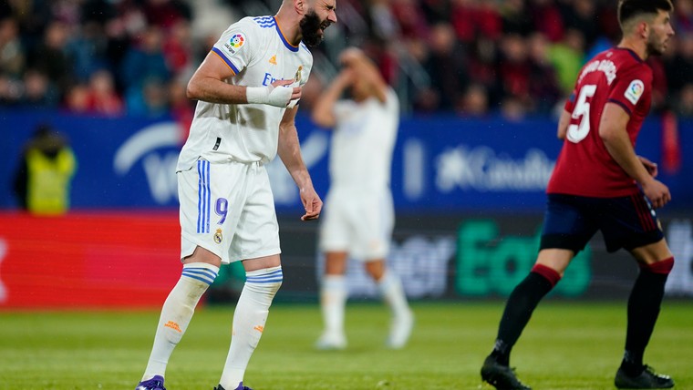 Real Madrid ondanks historische missers Benzema dichter bij titel