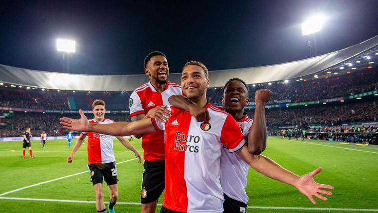 Van der Vaart geniet van Feyenoord: 'Ik heb een wereldavond gehad'