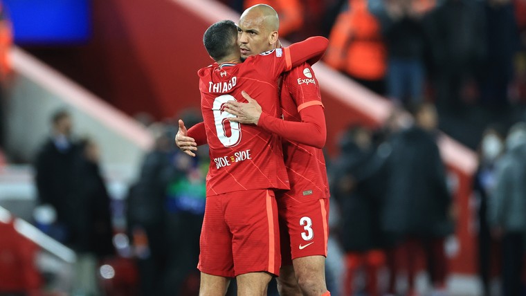 Thiago baken van rust in vollgasfussball van Liverpool: 'Ik heb genoten' 