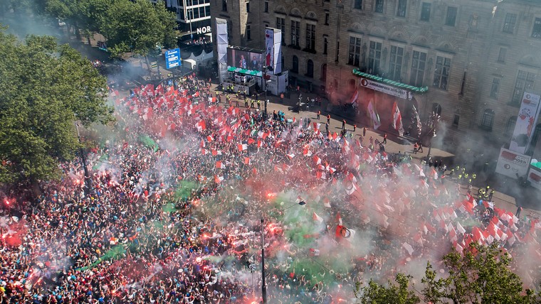 Feyenoord bij Conference League-winst niet gehuldigd op Coolsingel