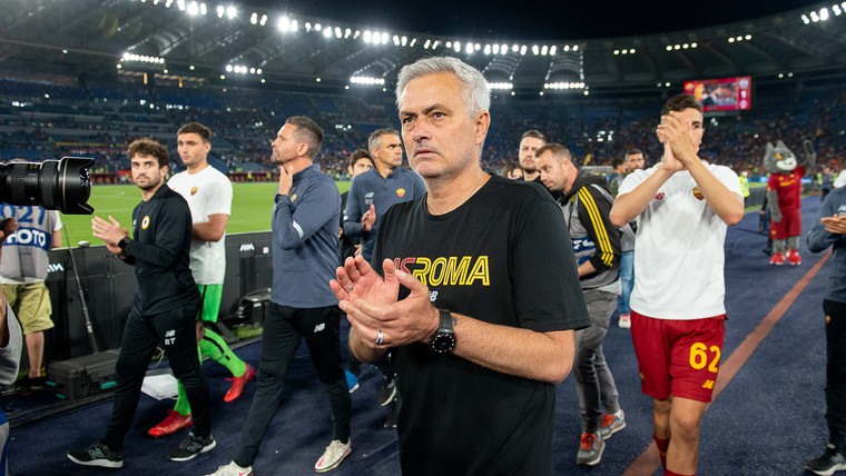 Ceferin deelt 'hartjesbericht' van Mourinho na bereiken finale tegen Feyenoord