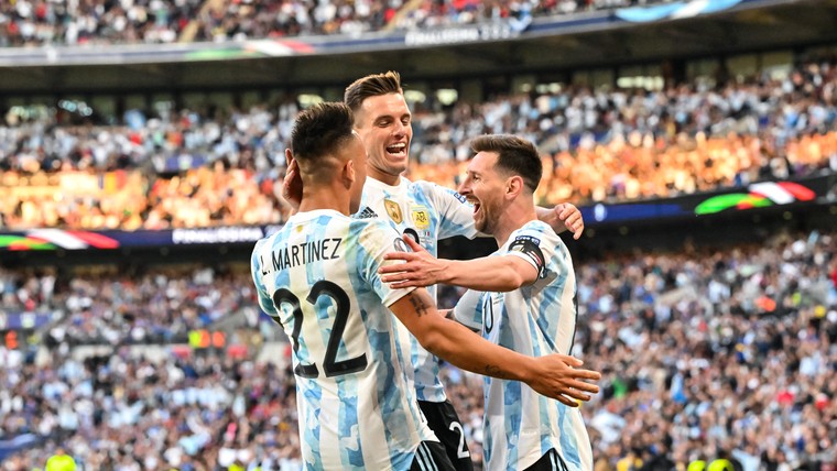 Argentinië overklast Italië in Finalissima op Wembley