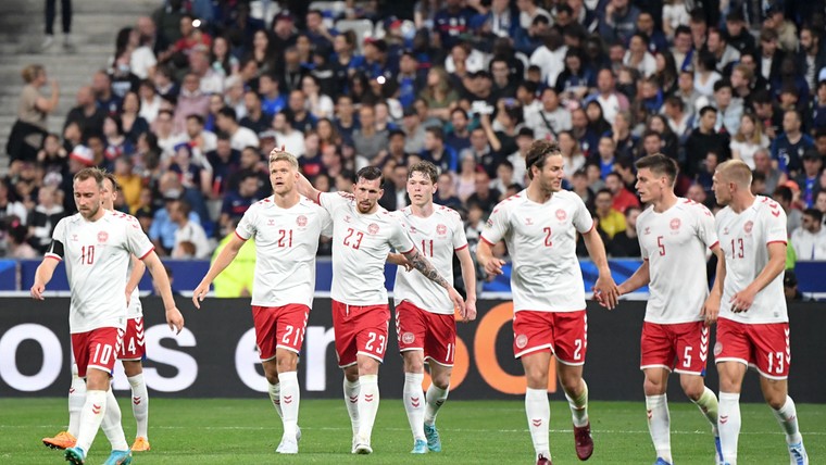 Onverwachte held helpt Denemarken alleen aan kop in Nations League
