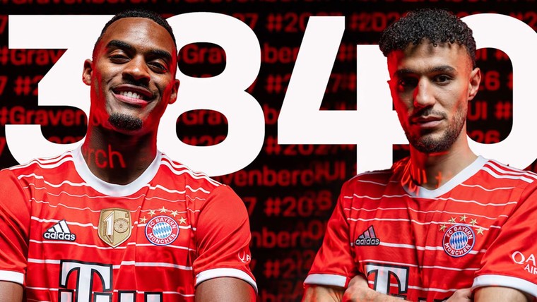 Gravenberch en Mazraoui krijgen bij Bayern rugnummers met extra betekenis