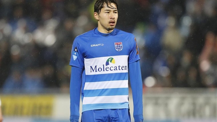 Nakayama gaat na vertrek bij PEC Zwolle op promotiejacht