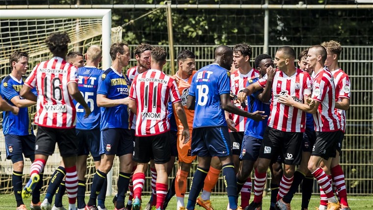Onvriendelijk oefenduel tussen Willem II en Sparta gestaakt