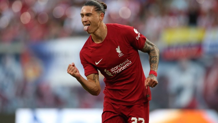 Liverpool-aankoop Núñez geeft in 45 minuten show weg tegen Leipzig