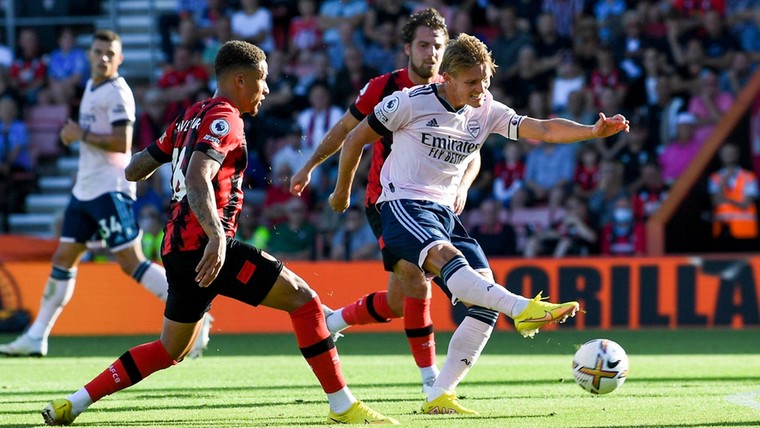 Arsenal zet indrukwekkende seizoenstart voort via ontketende Ødegaard