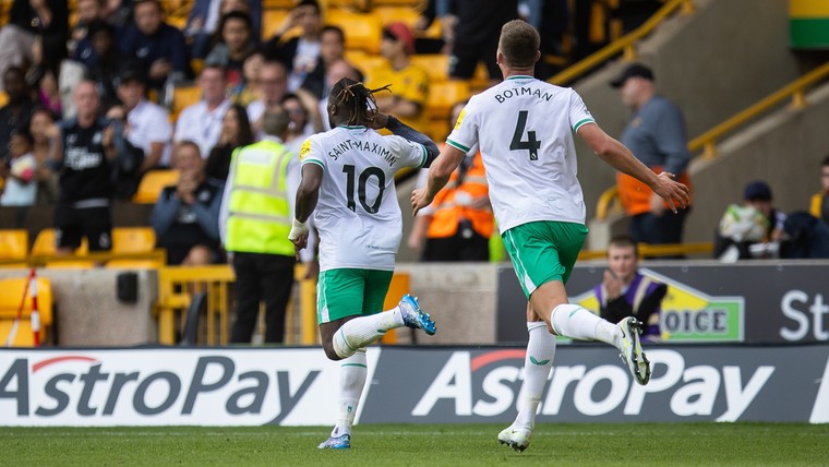 Saint-Maximin tovert opnieuw en bezorgt Newcastle een punt tegen Wolves