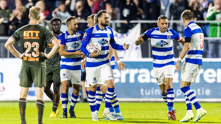 PEC recht rug na valse start, acht goals in Almelo, Kuijt en De Graafschap ontsnappen