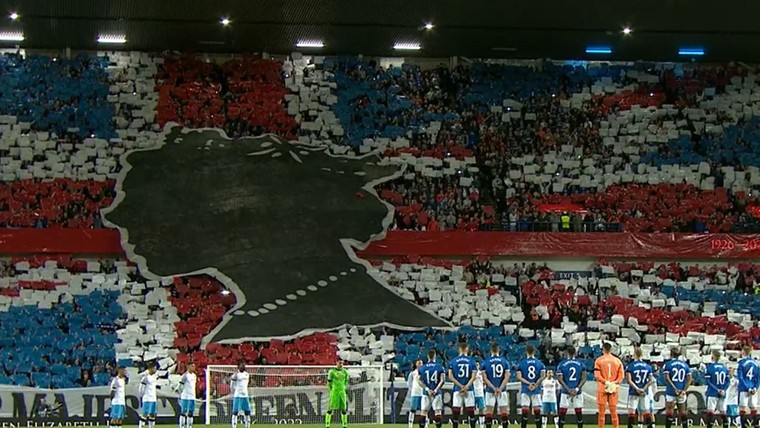 Rangers heeft lak aan UEFA: volkslied hartstochtelijk gezongen