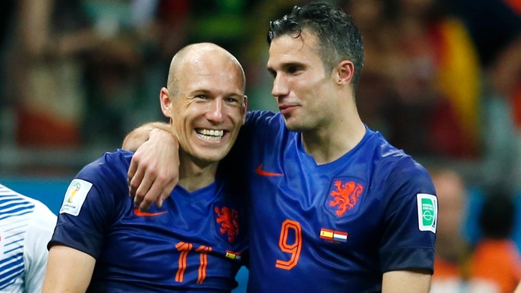 Van Persie en Robben krijgen hoge KNVB-onderscheiding