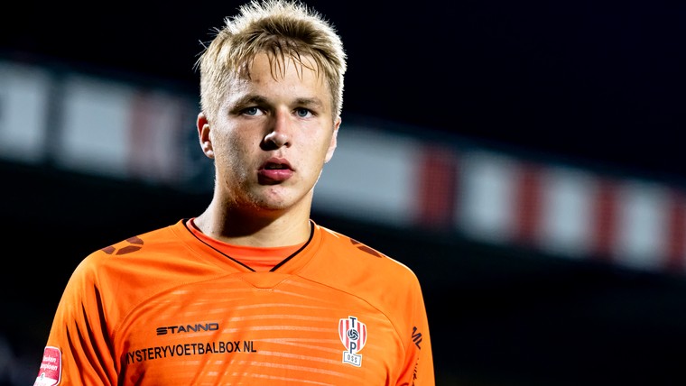 Thijs Jansen leert in de KKD: 'Als een betere keeper terugkeren bij Feyenoord'