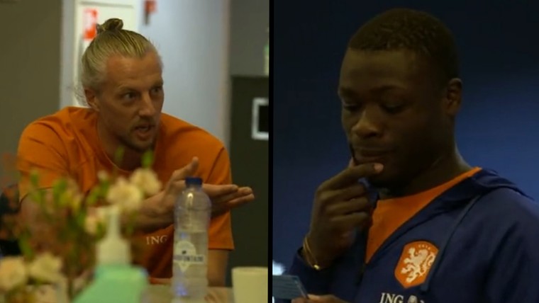 Hilariteit bij Oranje tijdens 30 Seconds: 'Ik weet niks, sorry man'
