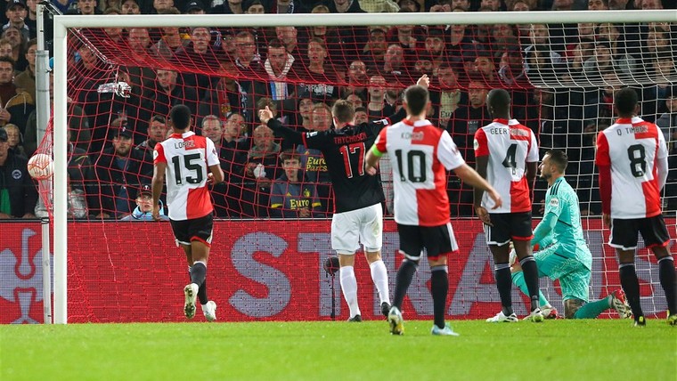 Feyenoord houdt voorsprong wéér niet vast tegen taai FC Midtjylland