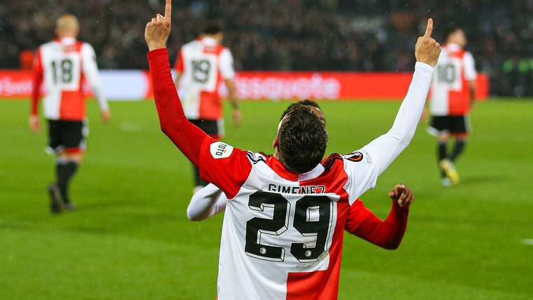 De avond van Santiago Giménez: Feyenoord-matchwinner geniet met volle teugen
