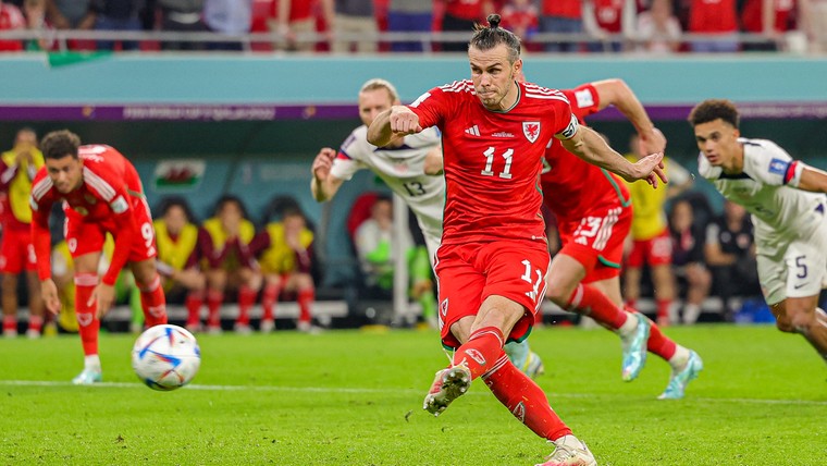 Wales wordt te laat wakker: Bale redt punt tegen de Verenigde Staten