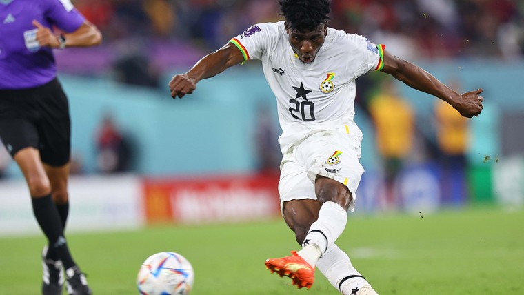Ajacied Kudus heeft zijn eerste WK-doelpunt voor Ghana te pakken