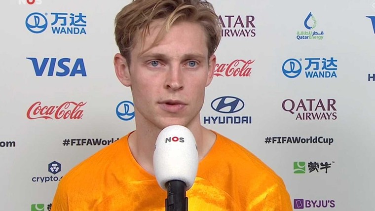 De Jong vol emotie: 'Ik had écht gevoel dat dit ons WK zou worden'