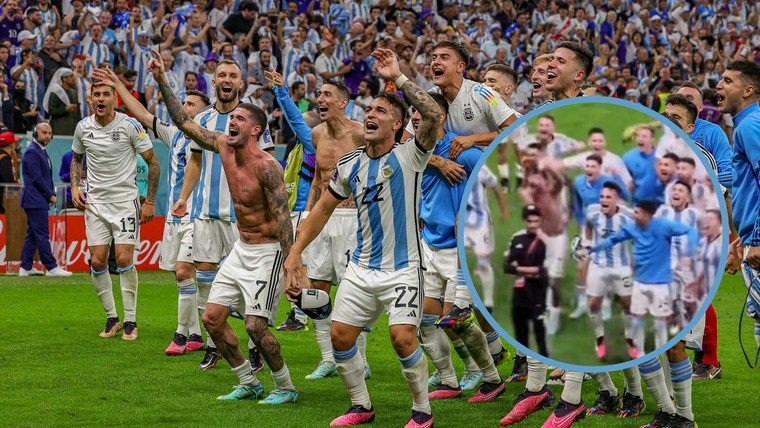'Schandalige' beelden van feestende Argentijnse spelers gaan rond 